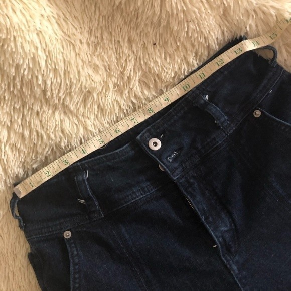 High Rise, Dark Wash, Straight leg Jeans, Anthro Pilcro and the Letterpress - Picture 8 of 11